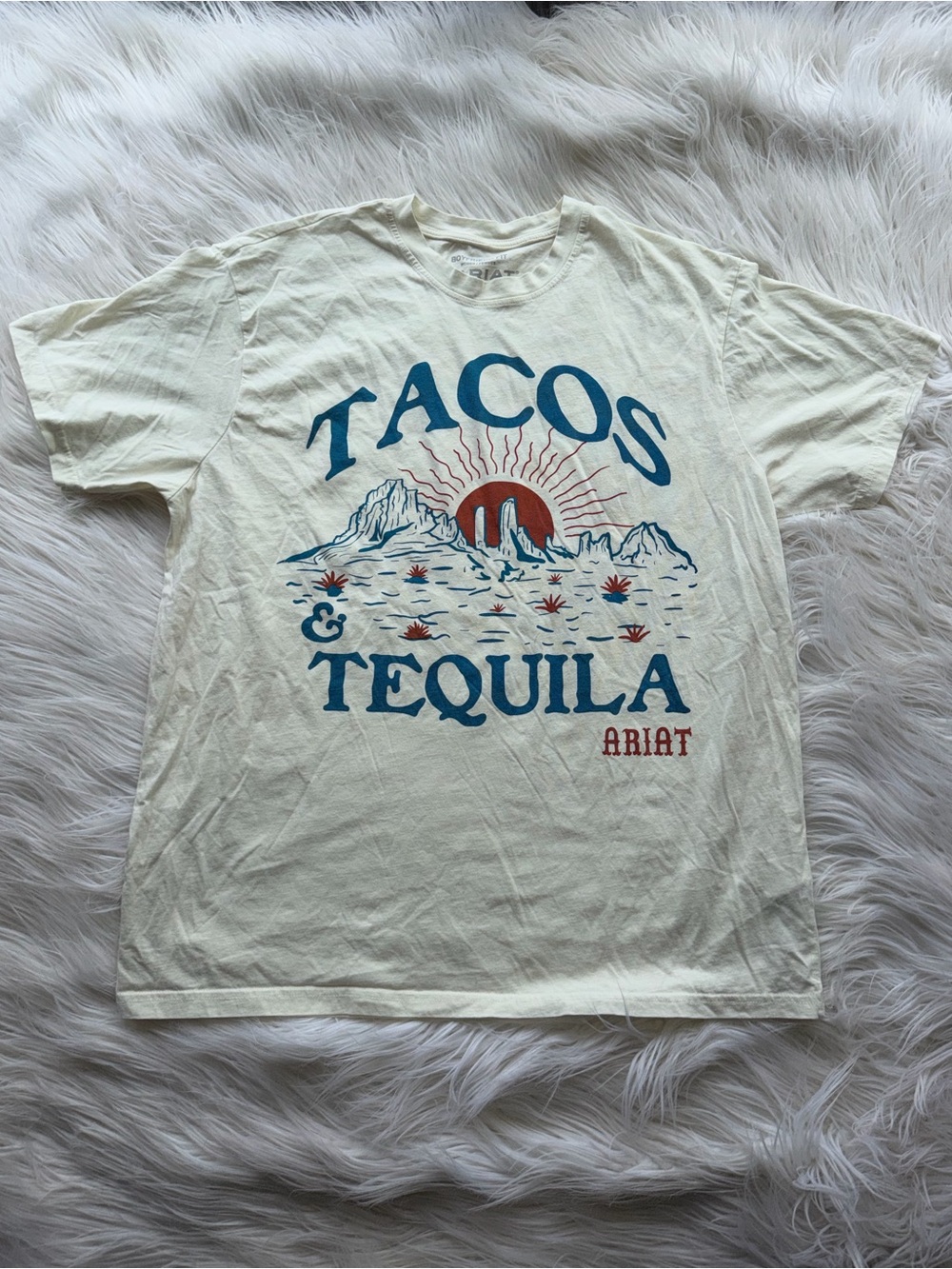 Ariat Women’s Boyfriend Fit “Tacos & Tequila” Graphic Print T-shirt